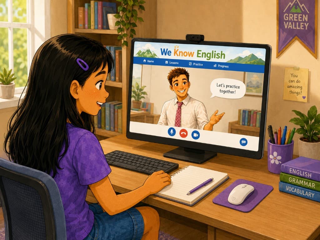Assign ESL homework and learning paths so students can practise English at home with We Know English games and activities